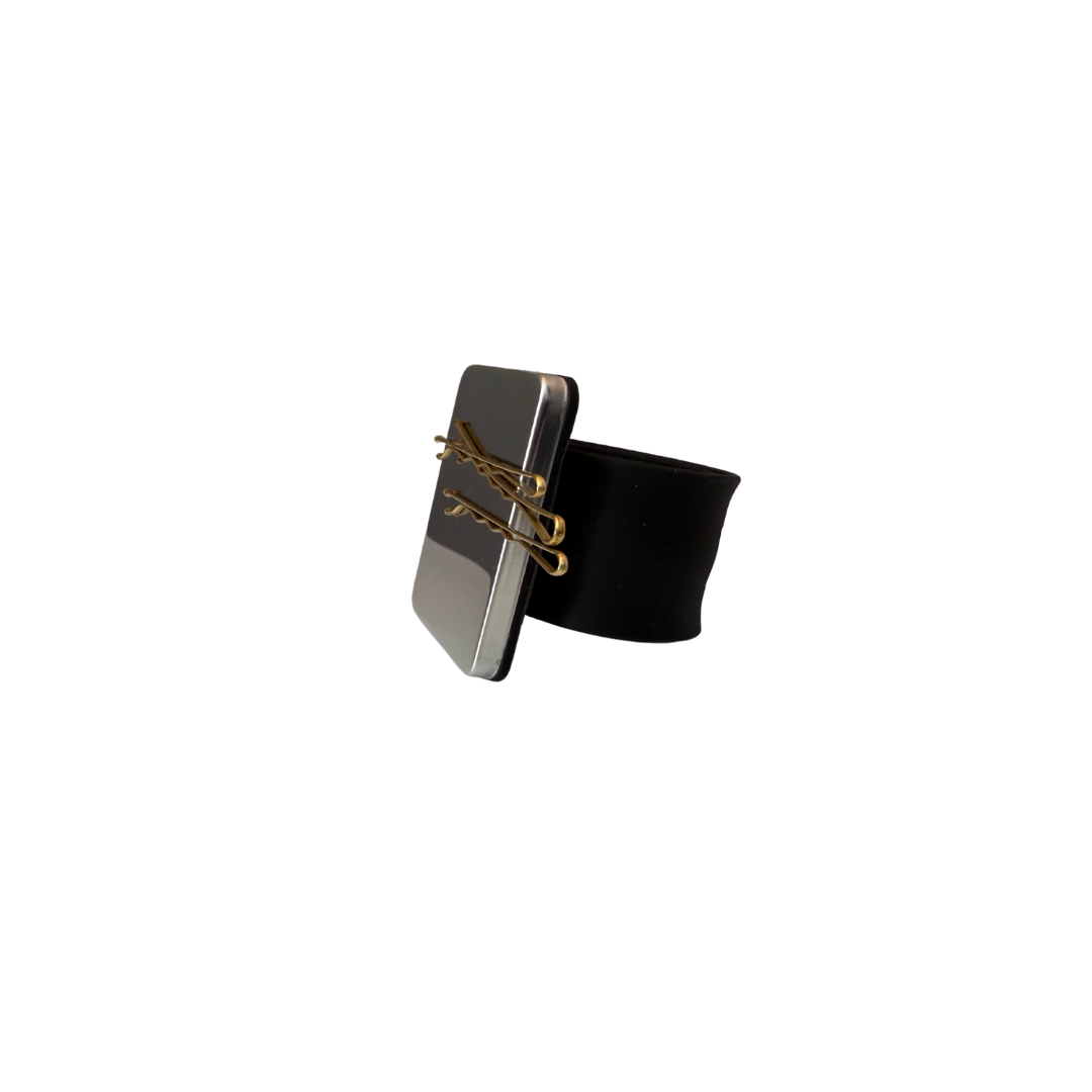 Slap band pin/grip holder