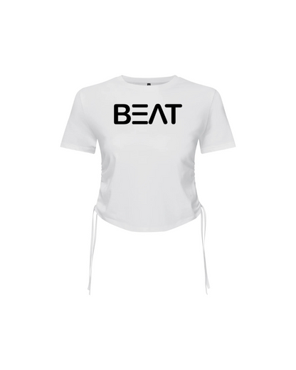BEAT side scrunch  Crop T